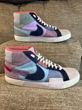 Nike SB Zoom Blazer Men’s Mosaic Pack Mid Skateboard Shoes FA8854-500 Sz 8
